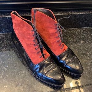 Genuine Leather Made in Italy Lace up Boots